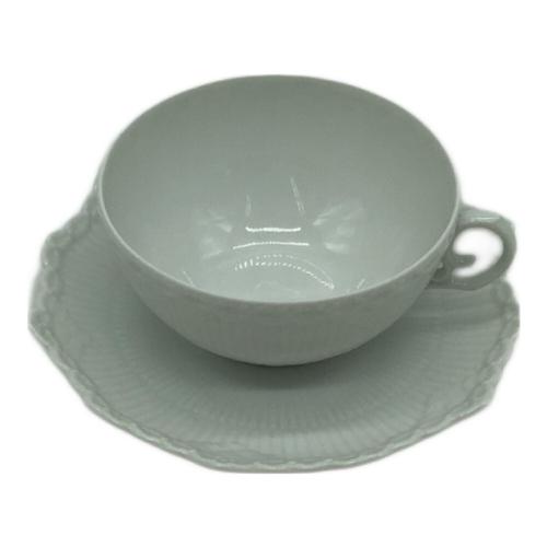 ROYAL COPENHAGEN (ロイヤル・コペンハーゲン) カップ&ソーサー ホワイトフルーテッド・フルレース