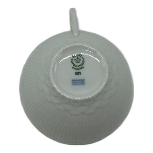 ROYAL COPENHAGEN (ロイヤル・コペンハーゲン) カップ&ソーサー ホワイトフルーテッド・フルレース