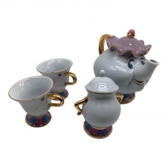 Disney RESORT (ディズニーリゾート) ティーポット 『美女と野獣』ポット夫人とチップのティーポットセット 4セット