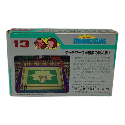 NAMCO (ナムコ) ファミコン用ソフト タッグチーム プロレスリング -