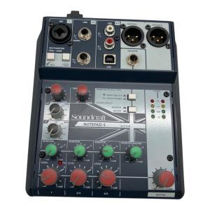 Soundcraft (サウンドクラフト) ミキサー Notepad-5 アナログミキサー 5ch 通電確認のみ