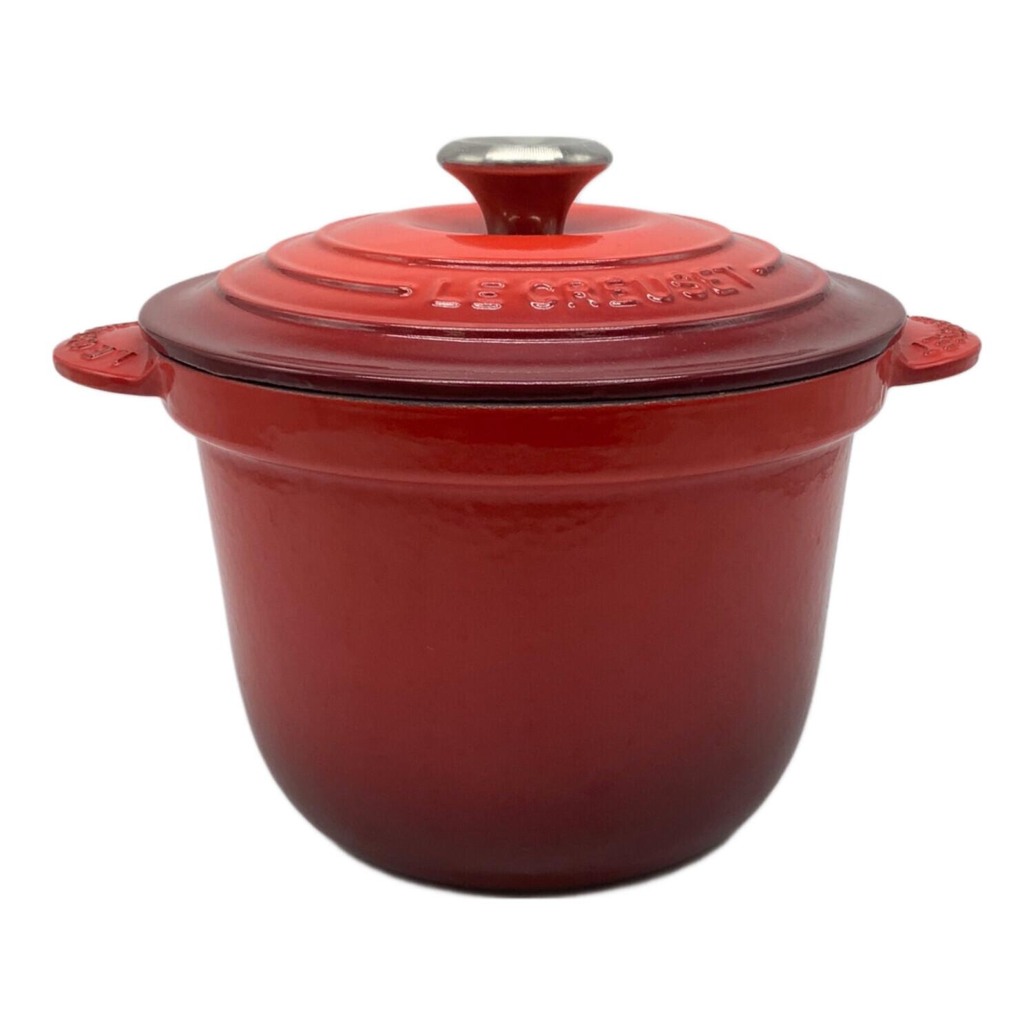 LE CREUSET (ルクルーゼ) 両手鍋 ココット・エブリィ チェリーレッド