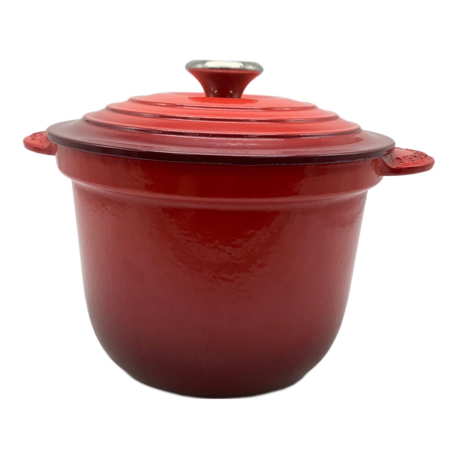 LE CREUSET (ルクルーゼ) 両手鍋 ココット・エブリィ チェリーレッド