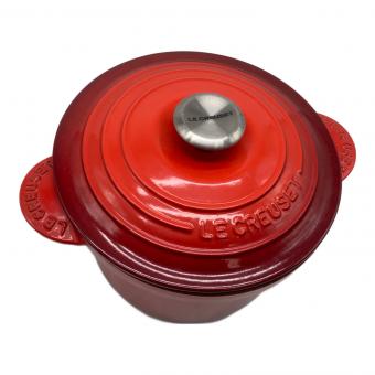 LE CREUSET (ルクルーゼ) 両手鍋 ココット・エブリィ チェリーレッド