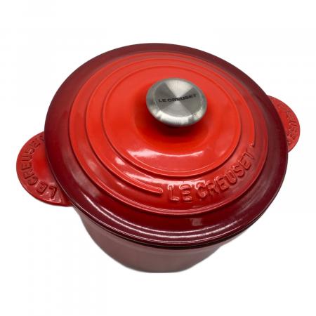 LE CREUSET (ルクルーゼ) 両手鍋 ココット・エブリィ チェリーレッド