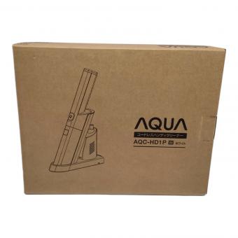 AQUA (アクア) コードレスハンディクリーナー AQC-HD1P-W 2023年製 程度S(未使用品) 純正バッテリー 未使用品
