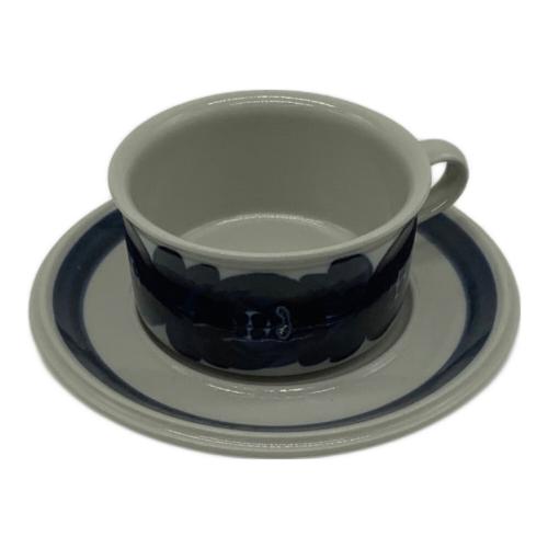 ARABIA (アラビア) コーヒーカップ&ソーサー 底面欠け有 アネモネ