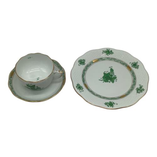 Herend (ヘレンド) カップ&ソーサー アポニーグリーン