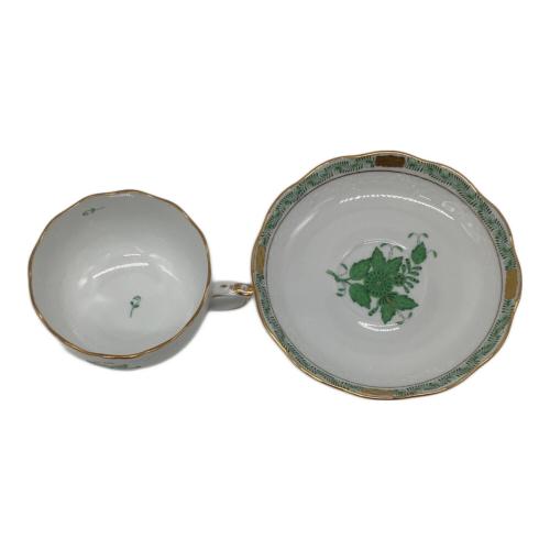 Herend (ヘレンド) カップ&ソーサー アポニーグリーン