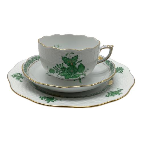 Herend (ヘレンド) カップ&ソーサー アポニーグリーン