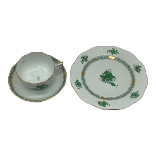 Herend (ヘレンド) カップ&ソーサー アポニーグリーン