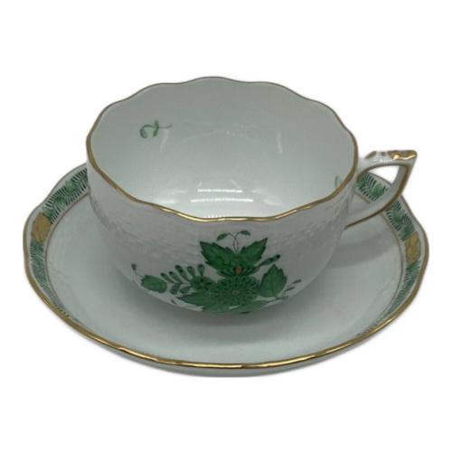 Herend (ヘレンド) カップ&ソーサー アポニーグリーン
