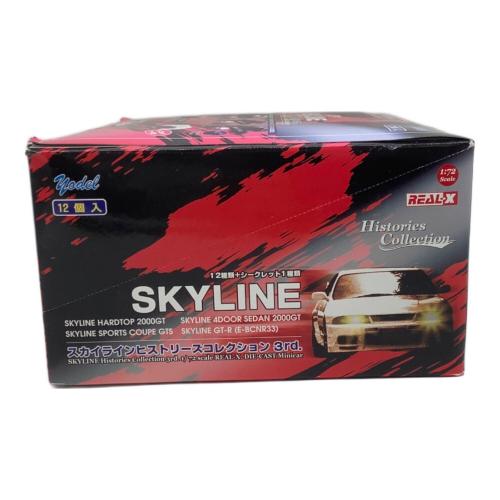 ミニカー 1/72 ニッサン スカイライン スカイライン ヒストリーズコレクション 3：1Box 12pcs