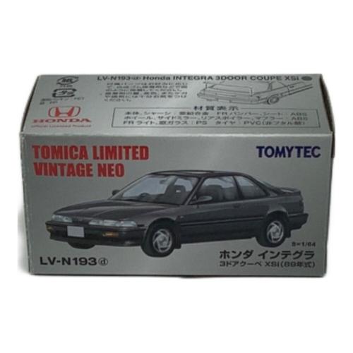 TOMYTEC (トミーテック) HONDA ホンダ インテグラ XSi 89年式(グレーメタリック) 1/64 LV-N193d 「トミカ リミテッドヴィンテージ NEO」