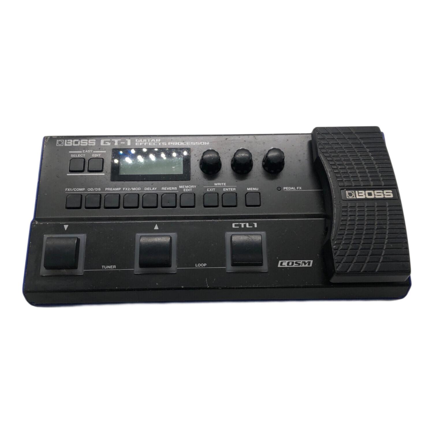 BOSS (ボス) マルチエフェクター アダプター付 GT-1|トレファクONLINE BOSS (ボス) マルチエフェクター アダプター付 GT-1|トレファクONLINE