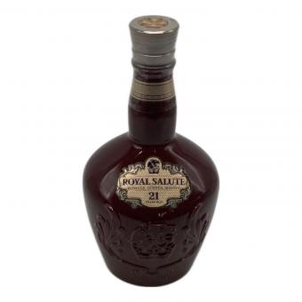 ロイヤルサルート (ROYAL SALUTE) スコッチウィスキー 700ml THE RUBY FLAGON 陶器ボトル 未開封