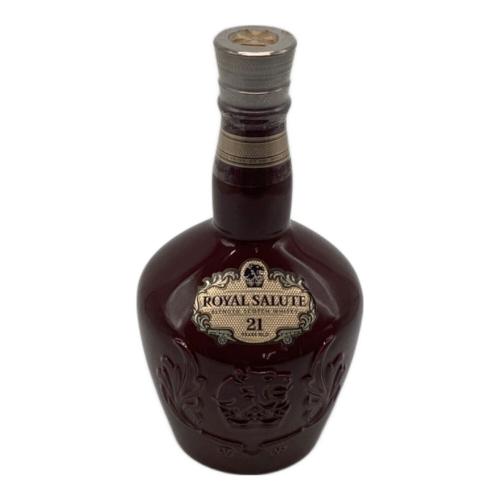 ロイヤルサルート (ROYAL SALUTE) スコッチウィスキー 700ml THE RUBY FLAGON 陶器ボトル 未開封