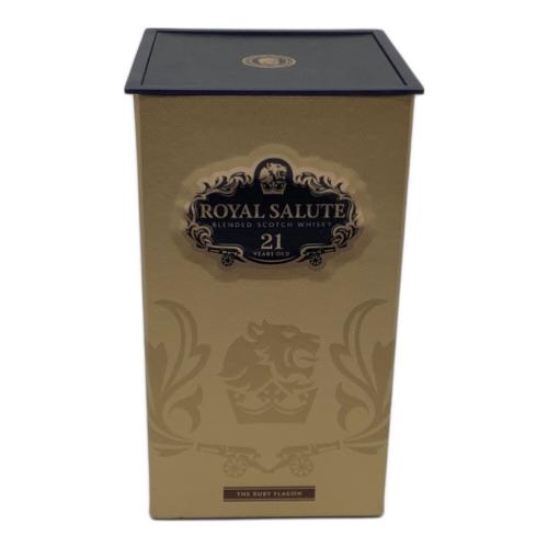 ロイヤルサルート (ROYAL SALUTE) スコッチウィスキー 700ml THE RUBY FLAGON 陶器ボトル 未開封