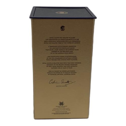 ロイヤルサルート (ROYAL SALUTE) スコッチウィスキー 700ml THE RUBY FLAGON 陶器ボトル 未開封
