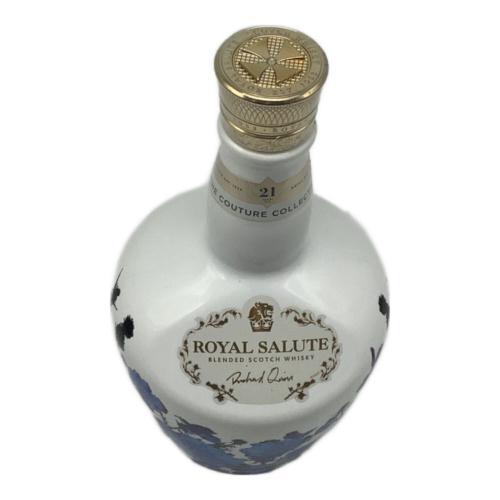 ロイヤルサルート (ROYAL SALUTE) スコッチウィスキー 700ml リチャードクイン エディション 21年 陶器ボトル 未開封