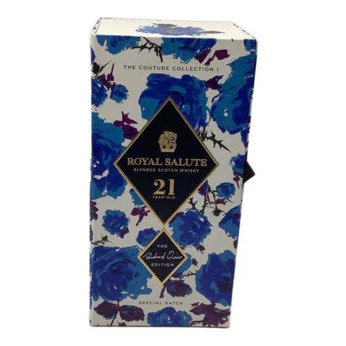 ロイヤルサルート (ROYAL SALUTE) スコッチウィスキー 700ml リチャードクイン エディション 21年 陶器ボトル 未開封