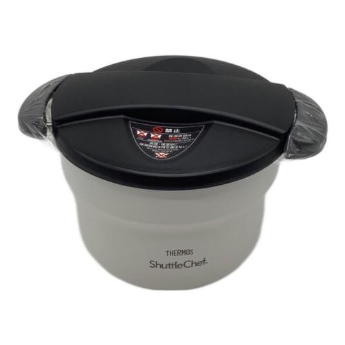 THERMOS (サーモス) 真空保温調理器 オフホワイト KBF-1600 シャトルシェフ
