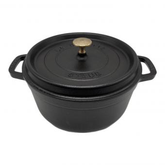 Staub (ストウブ) ピコ ココット ラウンド SIZE 24cm ブラック