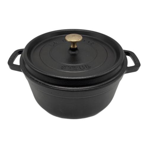 Staub (ストウブ) ピコ ココット ラウンド SIZE 24cm ブラック