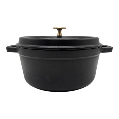 Staub (ストウブ) ピコ ココット ラウンド SIZE 24cm ブラック
