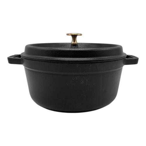 Staub (ストウブ) ピコ ココット ラウンド SIZE 24cm ブラック