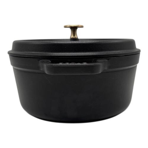 Staub (ストウブ) ピコ ココット ラウンド SIZE 24cm ブラック