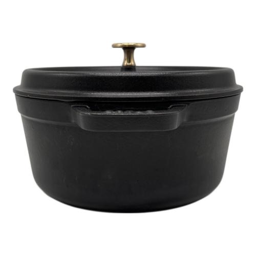Staub (ストウブ) ピコ ココット ラウンド SIZE 24cm ブラック