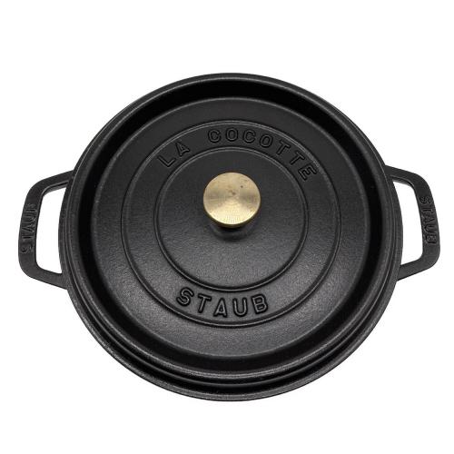 Staub (ストウブ) ピコ ココット ラウンド SIZE 24cm ブラック