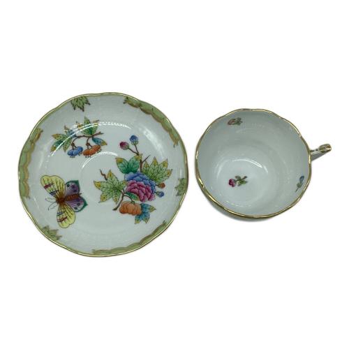 Herend (ヘレンド) カップ&ソーサー ヴィクトリアブーケ 2Pセット