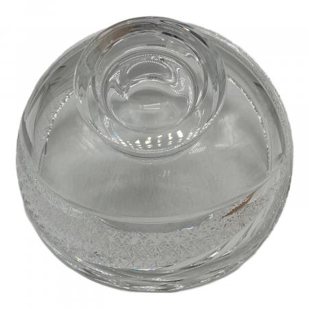 HOYAクリスタル 切子大鉢 矢来に菊継紋 HOYA CRYSTAL (ホヤクリスタル) 菓子鉢 菊小紋寄切高台鉢｜トレファク