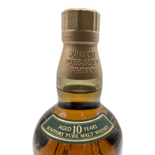 サントリー 山崎 10年 グリーンラベル 700ml ピュアモルトウイスキー 未開封