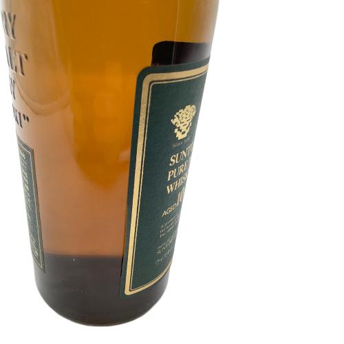 サントリー 山崎 10年 グリーンラベル 700ml ピュアモルトウイスキー 未開封