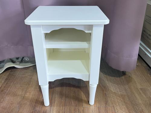 Franc franc (フランフラン) ナイトテーブル ホワイト 301 ミーオ