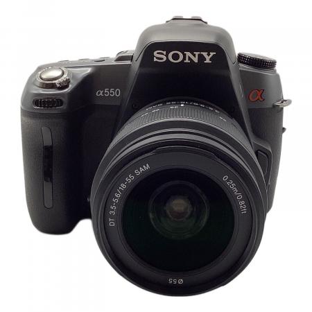 SONY (ソニー) デジタル一眼レフカメラ DSLR-A550 α550 ズームレンズ