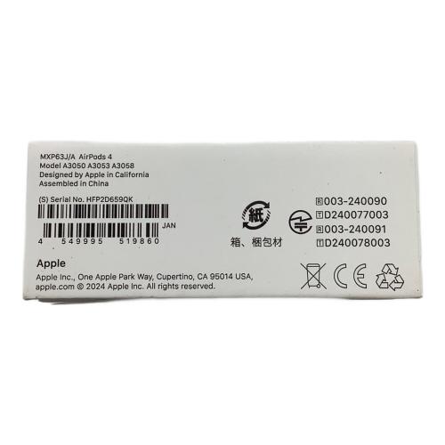 Apple (アップル) AirPods(第4世代) MXP63J/A 新品未開封