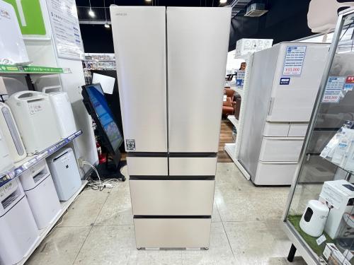 HITACHI (ヒタチ) 6ドア冷蔵庫 33 R-HWC49T 2023年製 485L クリーニング済