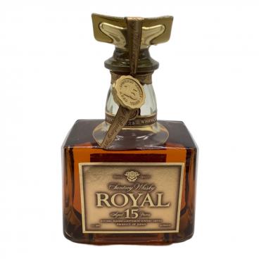 と*ん様 サントリー　ローヤル15年　ゴールドラベル　750ml 未開封 サントリーローヤル 15年 ゴールドラベル - お酒買取専門店