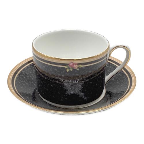 Wedgwood (ウェッジウッド) カップ&ソーサー ブラックダマスク クリオ