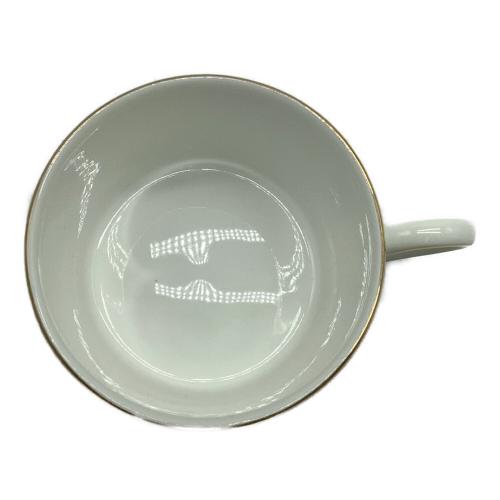 Wedgwood (ウェッジウッド) カップ&ソーサー ブラックダマスク クリオ(花柄)