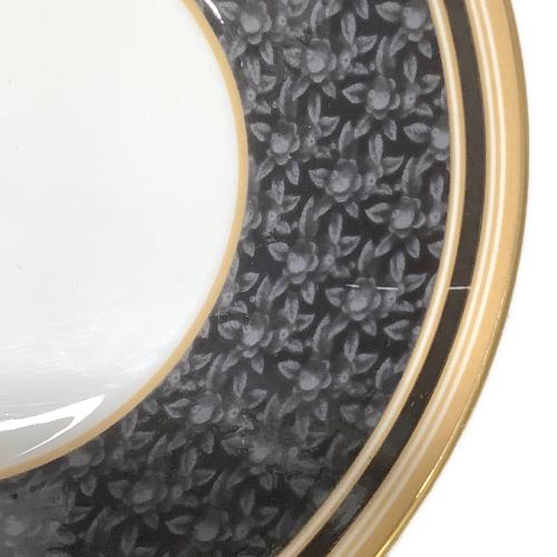 Wedgwood (ウェッジウッド) カップ&ソーサー ブラックダマスク クリオ(花柄)
