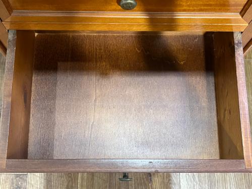 スリムチェスト 115 ブラウン イタリアアンティーク調