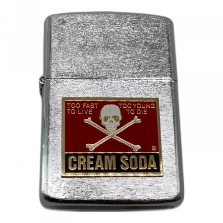 Zippo ジッポライター 2点 CREAM SODA クリームソーダ 角ドクロ オイル 