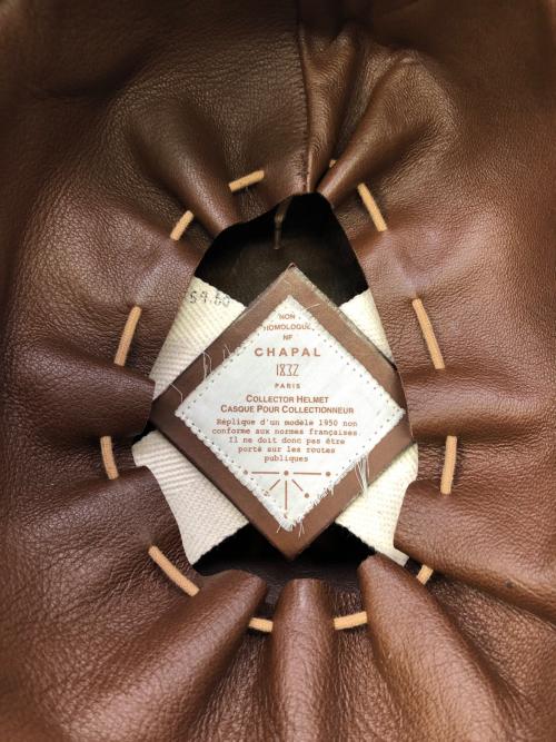 CHAPAL (シャパル) 50'Sスタイルレプリカ レザードライビングヘルメット／LEATHER DRIVING HELMET