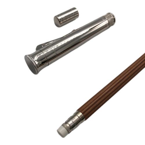 FABER-CASTELL (ファーバーカステル) 鉛筆 ブラウン パーフェクトペンシル プラチナコーティング