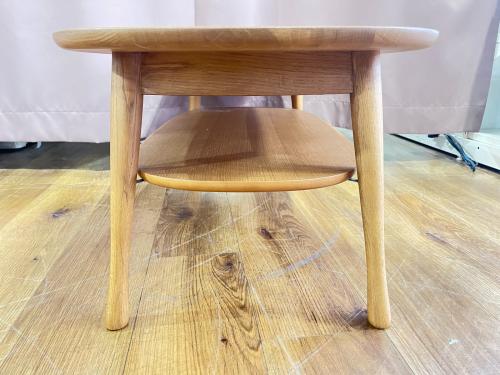 karimoku (カリモク) リビングテーブル ブラウン 幅105×奥50×高40cm TF3710 主材：オーク/ウォールナット/メープル/ブラックチェリー ■天板：積層巾ハギ集成材（芯：ラバートリー）